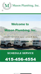 Mobile Screenshot of masonplumbing.com